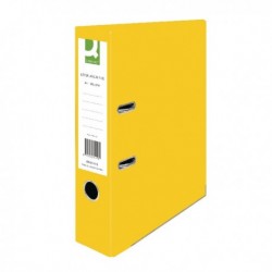 Q-Connect Lever Arch Ppr/Brd A4 Ylw Pk10
