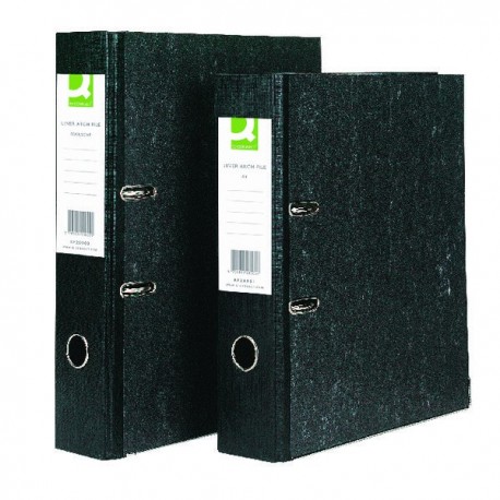 Q-Connect Lever Arch Board A4 Blk Pk10