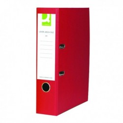 Q-Connect Lever Arch Ppr/Brd A4 Red Pk10