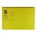 Q-Connect Sq Cut Folder 250g Yellow P100