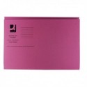 Q-Connect Sq Cut Folder 250gsm Pink P100