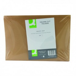 Q-Connect Sq Cut Folder 170gm Buff Pk100