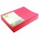 Q-Connect Sq Cut Folder 180gsm Red Pk100