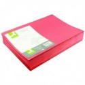 Q-Connect Sq Cut Folder 180gsm Red Pk100