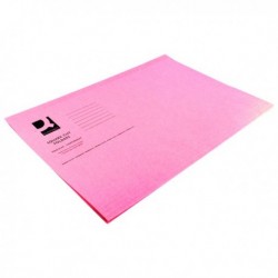 Q-Connect Sq Cut Folder 180gm Pink Pk100