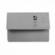 Q-Connect Document Wallet Fs Grey Pk50