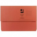 Q-Connect Document Wallet Fs Orange Pk50