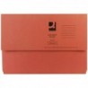 Q-Connect Document Wallet Fs Orange Pk50