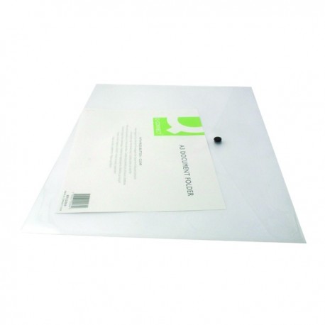 Q-Connect Document Folder A3 Clear Pk12