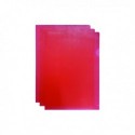 Q-Connect Cut Flush Folder A4 Red Pk100
