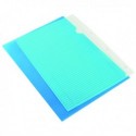 Q-Connect Cut Flush Folder A4 Blue Pk100