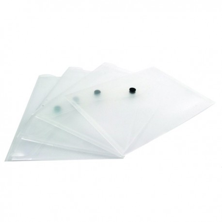 Q-Connect Document Folder A5 Clear Pk12