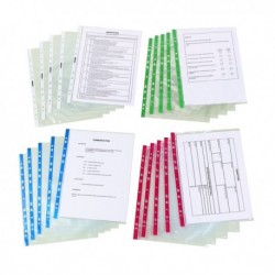 Q-Connect Delux Pocket Top Open A4 Pk100