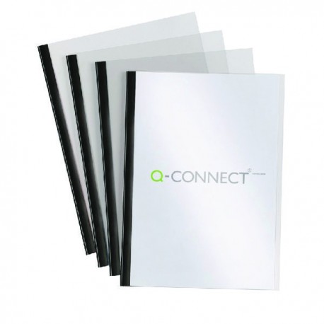 Q-Connect A4 Black 5mm Slide Binder Set