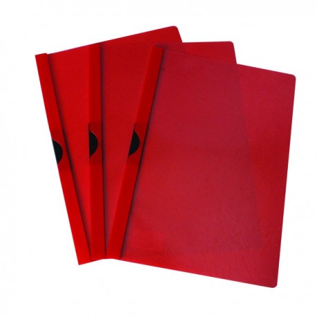 Q-Connect 3mm Quickclip File A4 Red Pk25