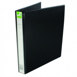 Q-Connect 25mm Pr 4D Ring Binder A4 Blk