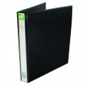 Q-Connect 25mm Pr 4D Ring Binder A4 Blk