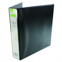 Q-Connect 40mm Pr 4D Ring Binder A4 Blk