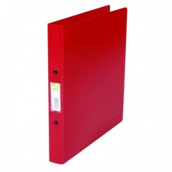 Q-Connect 25mm 2 Ring Binder A4 Red Pk10