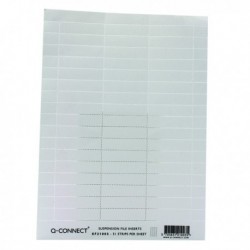 Q Connect Susp File Insert White P50