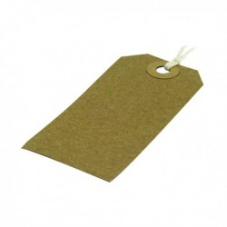 Buff 82x41mm Strung Tag Pk1000