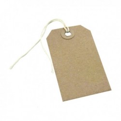 Buff 146x73mm Strung Tag Pk1000