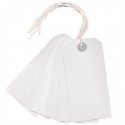White 120x60mm Strung Tag Pk1000