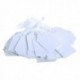 White 41x25mm Strung Ticket Pk1000