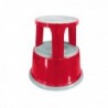 Q-Connect Red Metal Step Stool