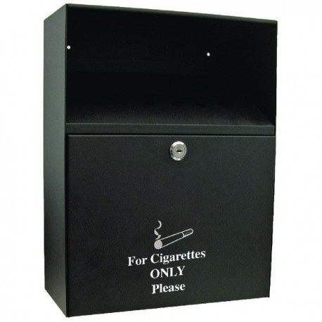 Q-Connect Black 7 Litre Ash Bin