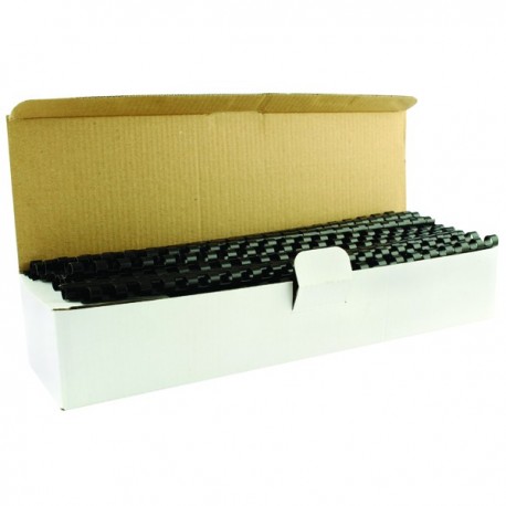 Q-Connect 8mm Black Binding Comb Pk100
