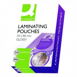 Q-Connect Lam Pouch 54x86mm 250Mc Pk100