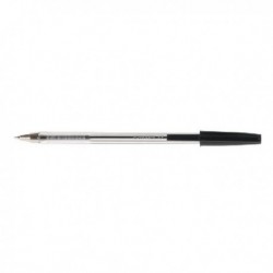 Q-Connect Ball Point Pen Med Black Pk20