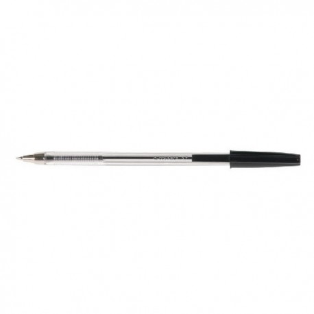 Q-Connect Ball Point Pen Med Black Pk20