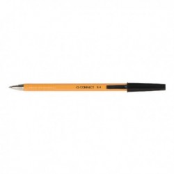 Q-Connect Ball Point Pen Fine Black Pk20