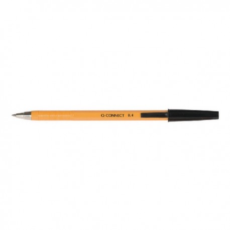 Q-Connect Ball Point Pen Fine Black Pk20