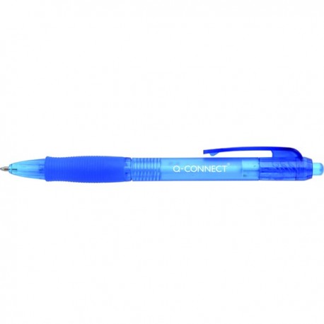 Q-Connect Retractable Ballpoint Blue P10