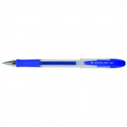 Q-Connect Quick Dry Gel Pen Blue Pk12