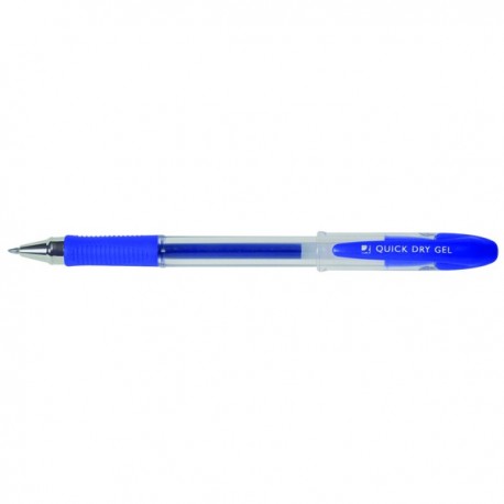 Q-Connect Quick Dry Gel Pen Blue Pk12