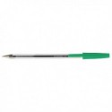 Q-Connect Ball Point Pen Med Green Pk20