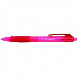 Q-Connect Retractable Ballpoint Red Pk10