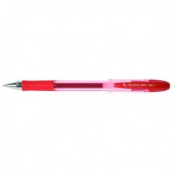 Q-Connect Quick Dry Gel Pen Red Pk12