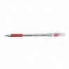 Q-Connect Grip Stick Ball Pen Red Pk20