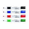 Q-Connect Wht Brd Bullet Marker Pk4 Astd