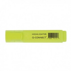 Q-Connect Yellow Highlighter Pen Pk10