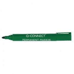 Q-Connect Bullet Perm Marker Green Pk10