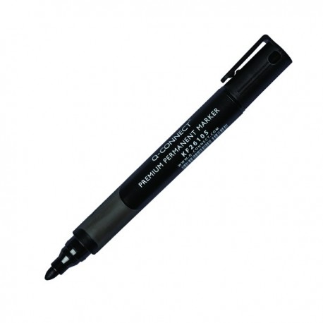 Q-Connect Premium Bullet Marker Blk Pk10