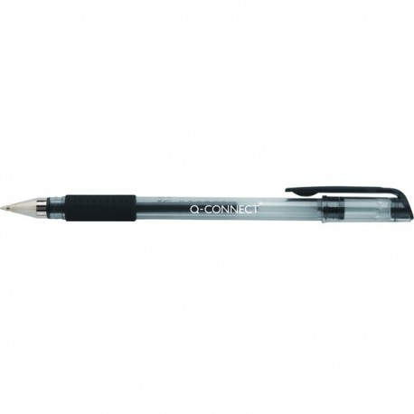 Q-Connect Gel Rollerball Pen Black Pk10