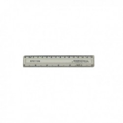 Q-Connect Acrylic Ruler 15cm Clear Pk10
