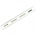 Q-Connect Shatterprf Ruler 30cm Clr Pk10